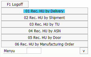 Əl terminalı mal giriş ekranı - 3