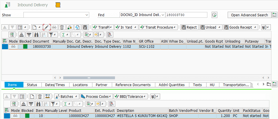 Təslimatın avtomatik paketlənməsi (EWM Automatic Packing PDI)