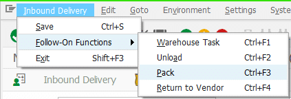 Təslimatın avtomatik paketlənməsi (EWM Automatic Packing PDI)