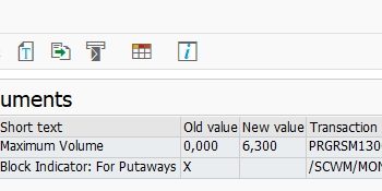 storage bin change documents